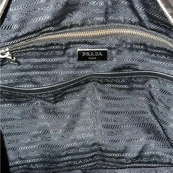 $2,300 PRADA Blk Nylon Baby Bag/Diaper Bag/Designer Logo Handbag Lux Tote/Purse - Picture 10 of 16